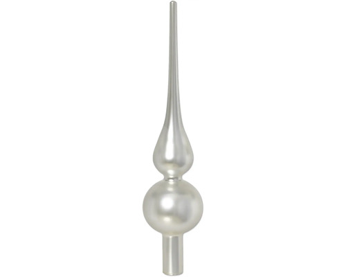 Glazen kerstboom piek