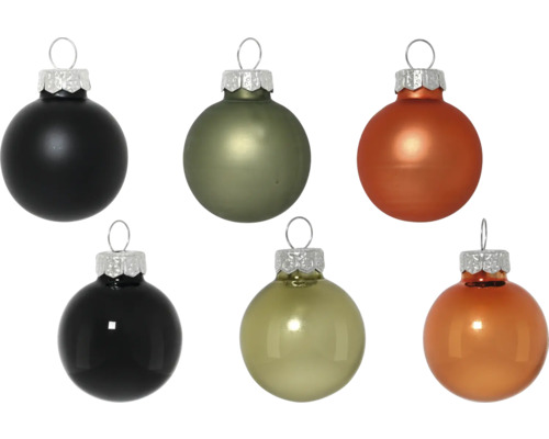 Kerstballen in diverse kleuren met hangers