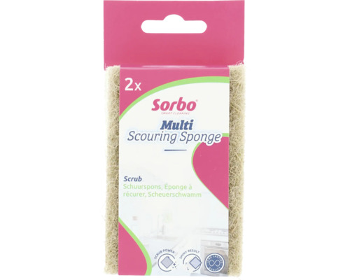 Sorbo Multi schuurspons, 2 stuks, verpakt