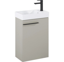 Wastafelonderkast met wastafel en kraan