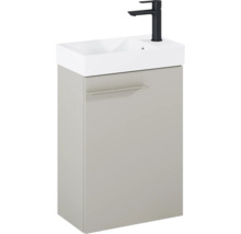 Wastafelonderkast met wastafel en kraan