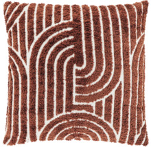 Decoratief kussen met geometrisch patroon