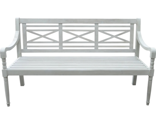 Houten tuinbank met rugleuning en armleuningen