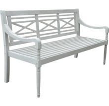 Houten tuinbank met armleuningen