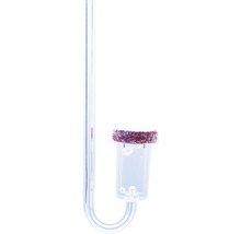 Aquarium diffuser met U-vormige glazen buis