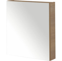 Spiegelkast met houten frame voor de badkamer