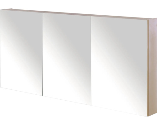 SANOX Spiegelkast met drie deuren dubbelzijdig 140x65x13 cm peach Spiegelkast met drie deuren voor de badkamer