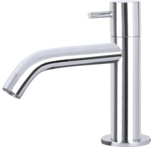 Enkele verchroomde wastafelkraan