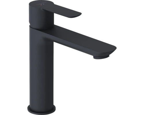 Zwarte wastafelmengkraan