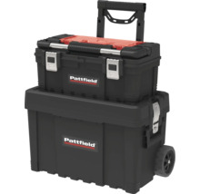 Pattfield gereedschapskoffer met wielen en telescopische handgreep
