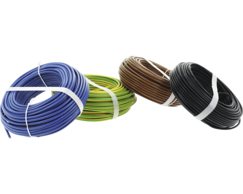 Rollen met elektrische installatiekabels