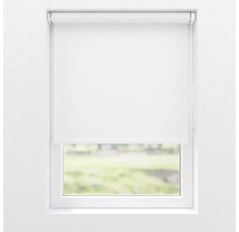 Wit rolgordijn op het raam voor lichtregeling