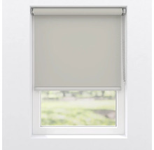 Raam met neergelaten rolgordijn