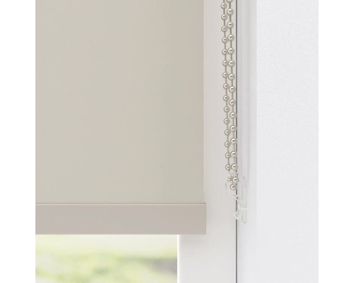 Gedetailleerde foto van een rolgordijn met kettingbediening