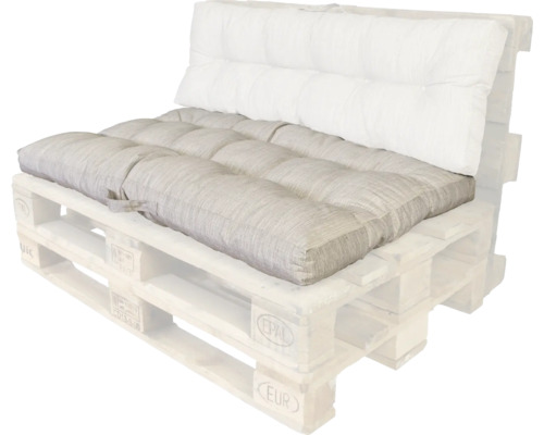 Zitkussen en rugkussen voor palletmeubels