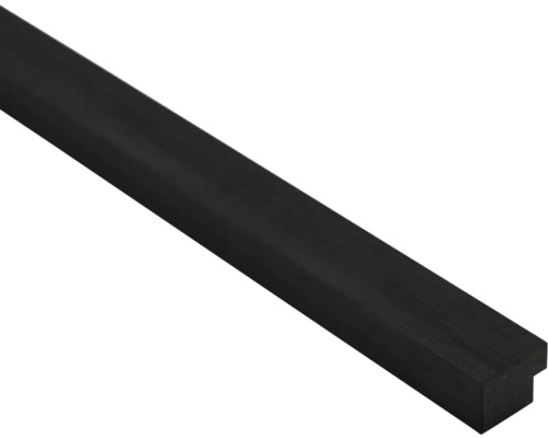 Eindprofiel black oak 2600x25x18 mm Zwarte houten fotolijst