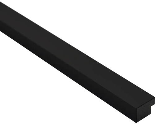 Eindprofiel black 2600x25x18 mm Decoratieve lijst