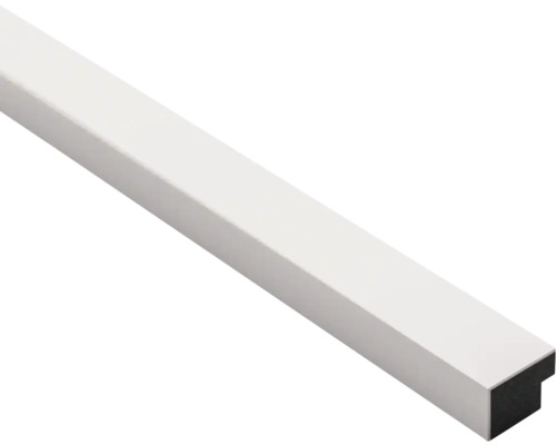 Eindprofiel white 2600x25x18 mm Houten decoratieve lijst