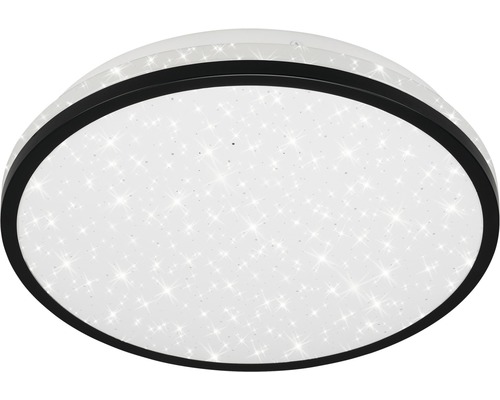BRILONER LED Plafonniere 3403-015 met sterreneffect Ø 28 cm IP44 zwart