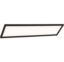Rechthoekige plafondlamp met zwart frame
