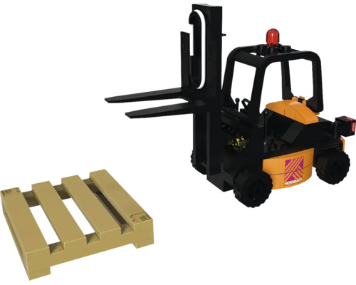 Speelgoedheftruck met pallet