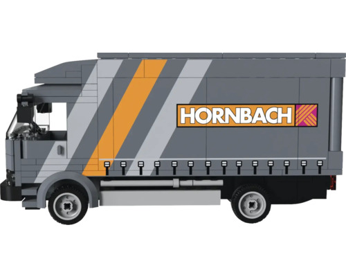 HORNBACH Brick Set Vrachtwagen 21,6x7,3x9,3 cm Hornbach vrachtwagen van Legostenen