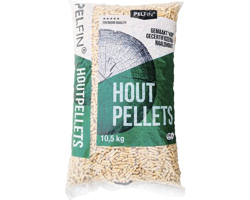 PELFIN Houtpellets wit 10,5 kg EN+ A1