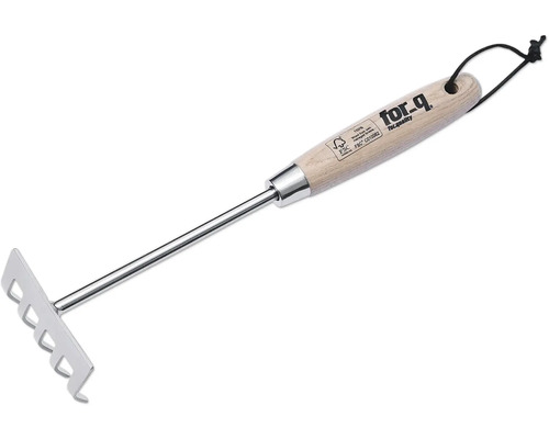 Tuinhark met houten handvat en ophanglus