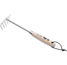 Tuinhark met houten handvat en metalen inzetstuk