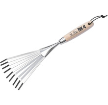 Bladhark met houten handvat van het merk for_q