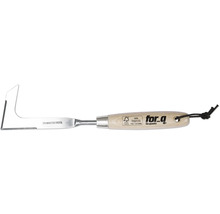 Voegenmes met houten handvat en roestvrijstalen mes