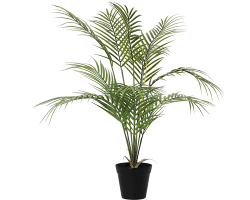 Kunstplant Areca palm in zwarte pot