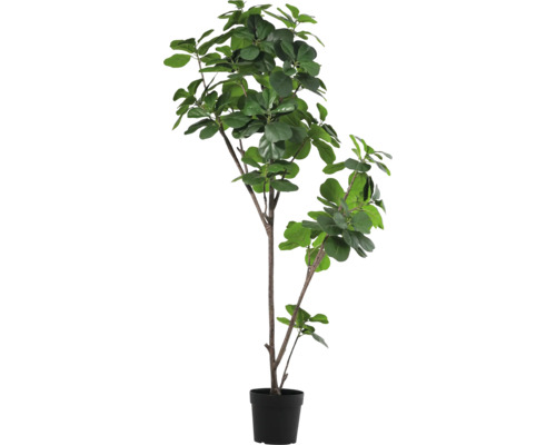 Kunstmatige rubberboom in pot ter decoratie