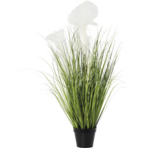 Decoratieve kunstplant met veren in pot