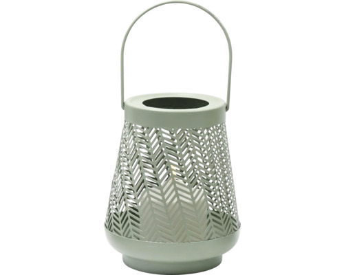 Decoratieve lantaarn met handvat en patroon