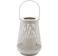 Decoratieve lantaarn met handvat en geometrisch patroon