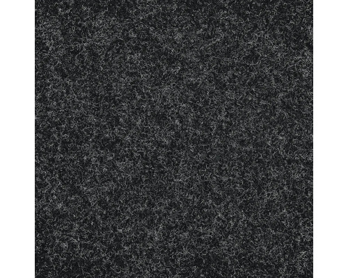 Detailopname van een zwart naaldvilt tapijt