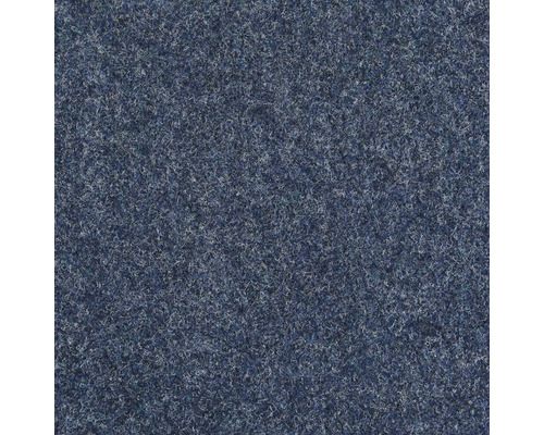 Tapijt naaldvilt Invita denim 200 cm breed Close-up van een blauw tapijt