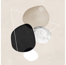 Abstracte kunst met vormen en lijnen