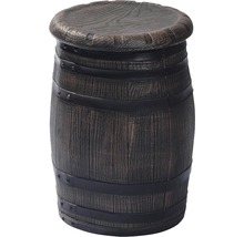 Kruk in de vorm van een houten vat