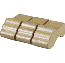 Zes keramische afstandhouders voor tegels