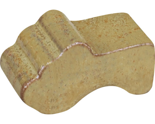 Mozaïekrand van travertin