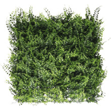 Vierkant, kunstmatig plantenelement met kleine, groene bladeren voor wanddecoratie