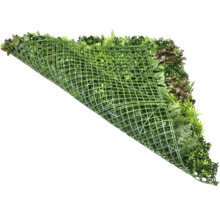 Kunstmatige groene plantenwand met bladeren