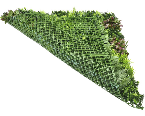 Kunstmatige groene plantenwand met bladeren