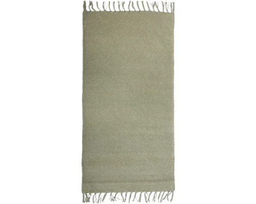 Rechthoekig tapijt met franjes