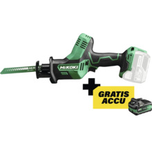 HiKoki accu reciprozaag met een gratis accu