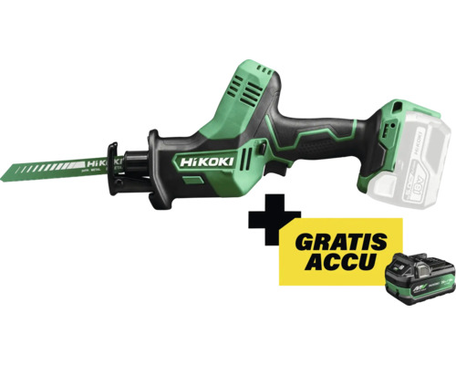 HiKoki accu reciprozaag met een gratis accu