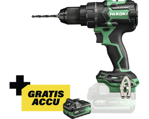 Accuboormachine van Hikoki met gratis accu