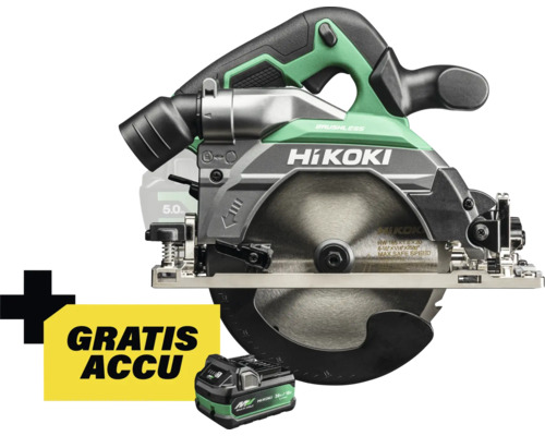 HiKoki handcirkelzaag met een gratis accu